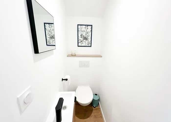 公寓 T3 Citron Cosy Proche Plages Et Commerces 圣纳泽尔